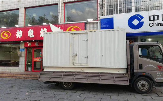 番阳镇出租发电机施工案例